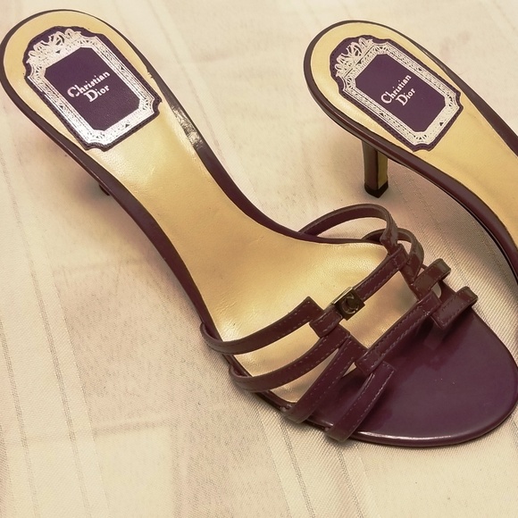 EUC.Beautiful Chistian Dior Sandals All Leather 8M - Picture 3 of 8